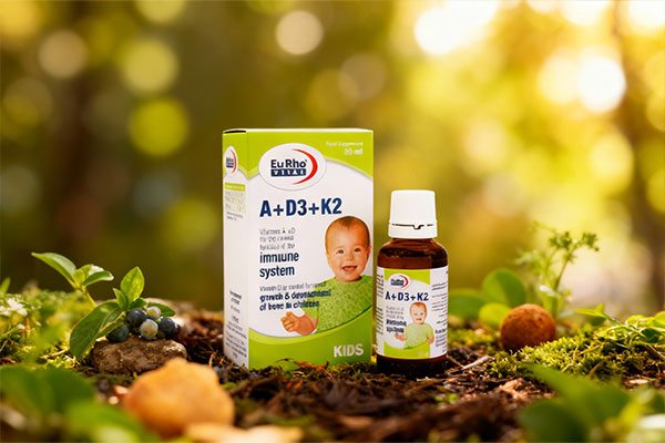 عکس قطره ویتامین آ و د3 و کا2 یوروویتال