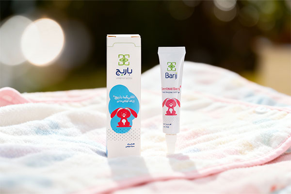 ژل دنتی کید باریج اسانس روی پتوی کودک