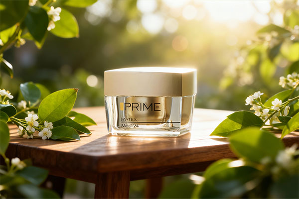 کرم مرطوب کننده 24 ساعته پریم در کنار عناصر طبیعی