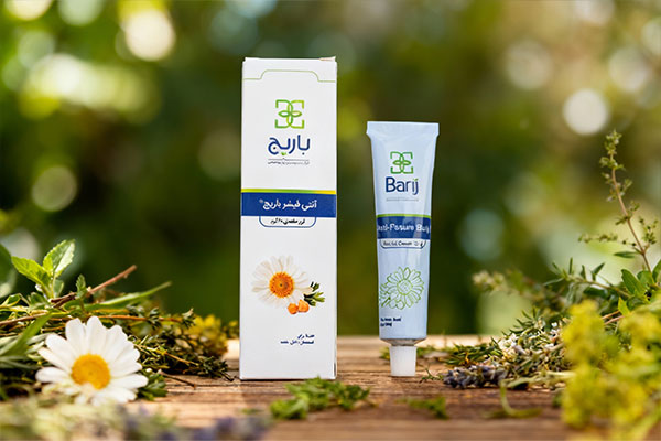 ترکیبات گیاهی کرم آنتی فیشر باریج اسانس