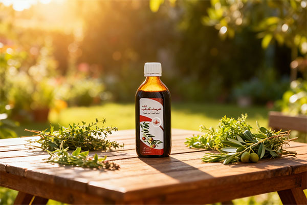شربت عناب ایران داروک در کنار گیاهان دارویی