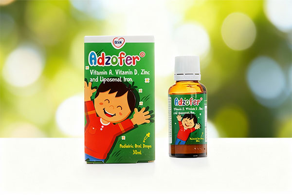 تصویر قطره آدزوفر بی اس کی با بسته&zwnj;بندی شیشه&zwnj;ای