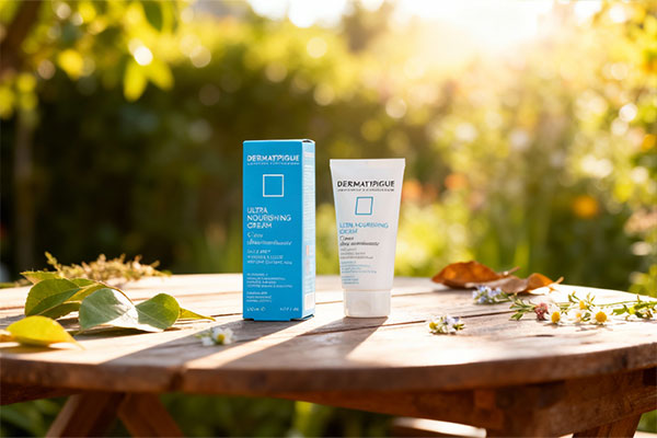 کرم آبرسان پوست خشک و حساس درماتیپیک در کنار عناصر طبیعی