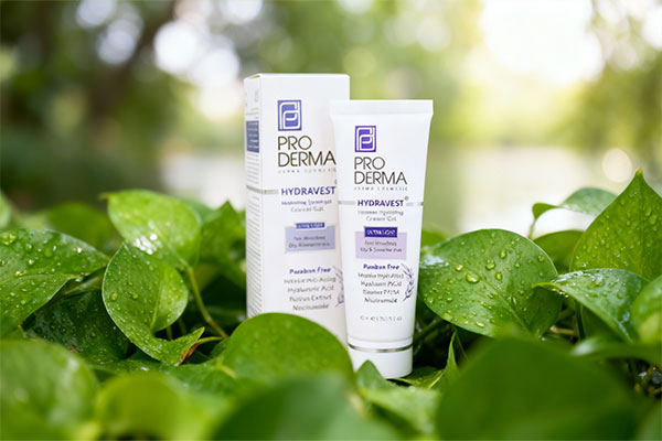 کرم ژل آبرسان پوست خشک پرودرما در کنار عناصر طبیعی