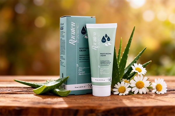 کرم آبرسان راکوتن برای پوست خشک با عناصر طبیعی