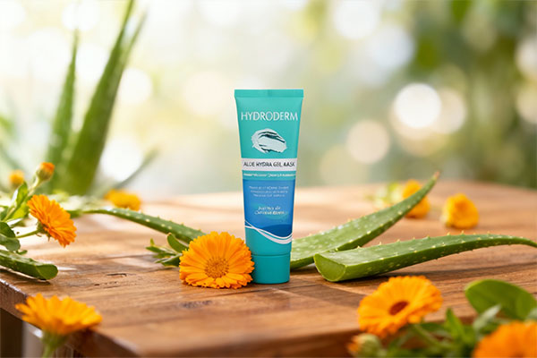 ماسک ژلی پوست حساس هیدرودرم با آلوئه ورا و کالاندولا