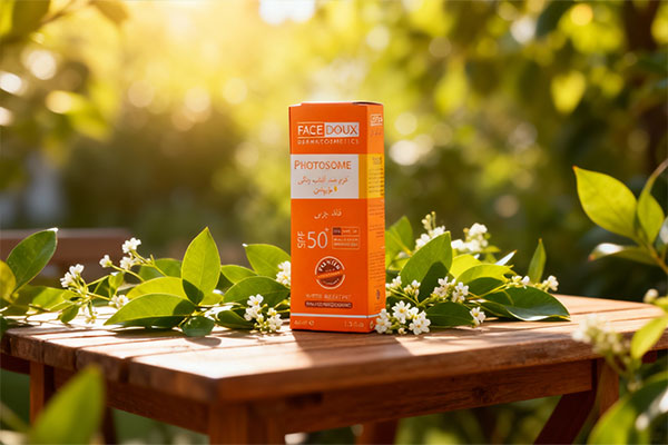 ضد آفتاب فیس دوکس فاقد چربی SPF50 برای محافظت از پوست