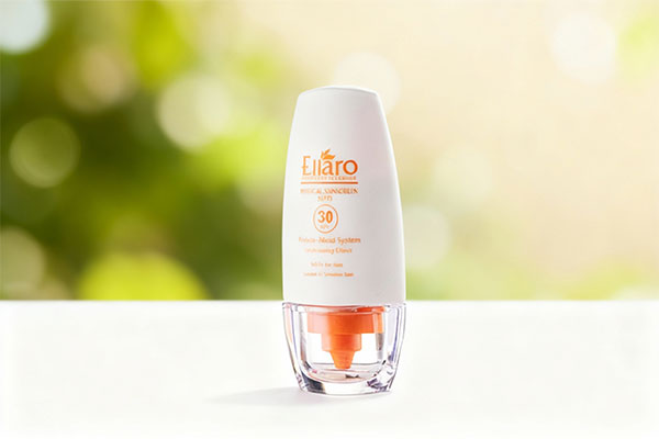فلوئید ضد آفتاب فیزیکال SPF30 الارو با بافت سبک