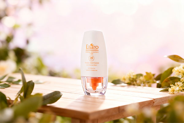 ترکیبات مؤثر فلوئید ضد آفتاب فیزیکال الارو