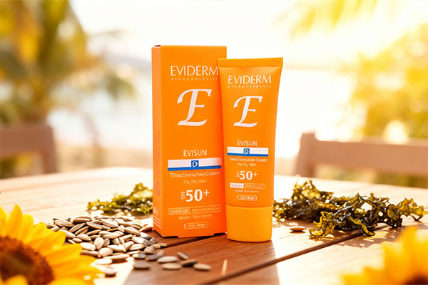 ضد آفتاب اوی سان پوست خشک اویدرم با عناصر طبیعی