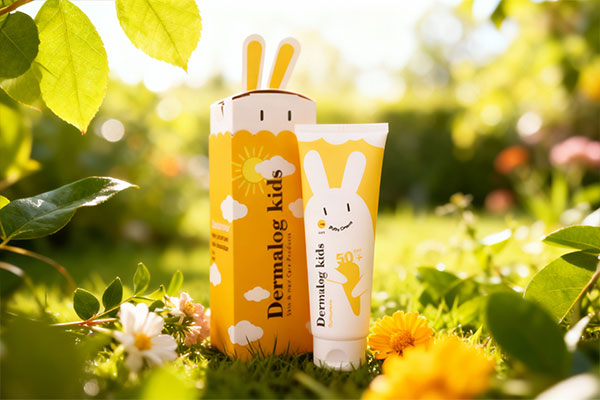 ضد آفتاب کیدز درمالوگ در کنار طبیعت