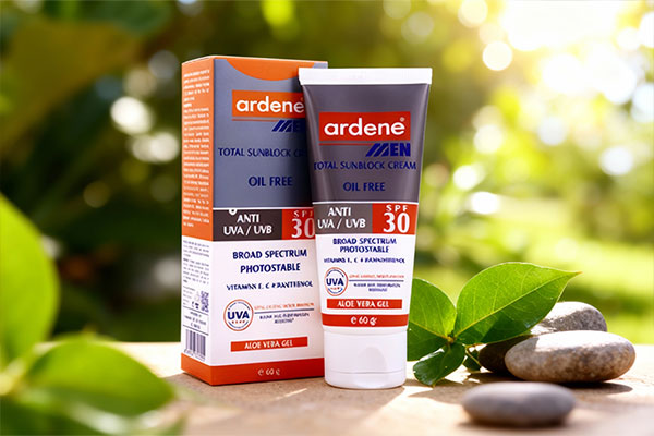 کرم ضد آفتاب مردانه آردن SPF30 در کنار طبیعت