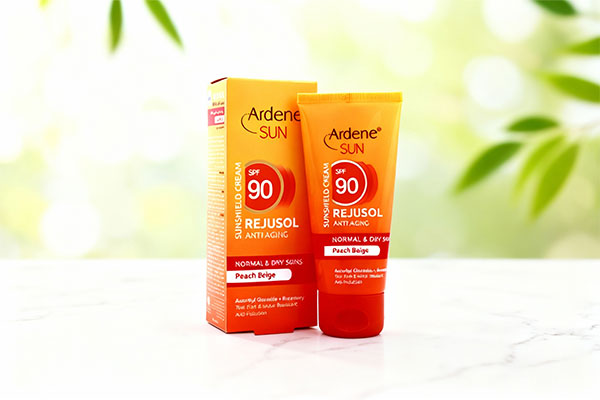 تصویر کرم ضد آفتاب رنگی SPF90 پوست خشک آردن