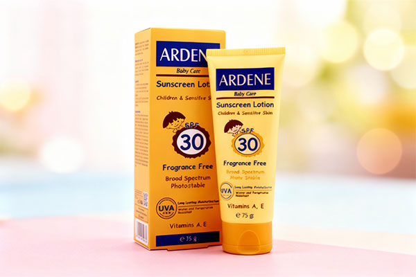 لوسیون ضد آفتاب کودک SPF30 آردن برای پوست حساس