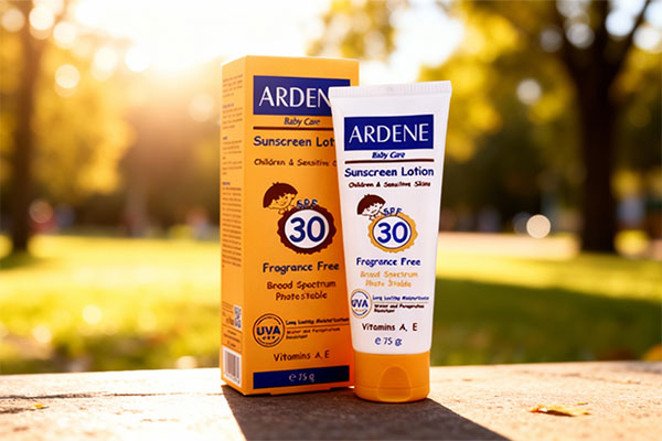 لوسیون ضد آفتاب کودک SPF30 آردن برای پوست حساس