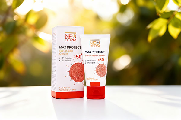 کرم ضد آفتاب مکس پروتکت SPF50 نئودرم برای پوست خشک