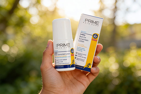 ضد آفتاب رولی پریم در دست برای استفاده آسان در فضای باز