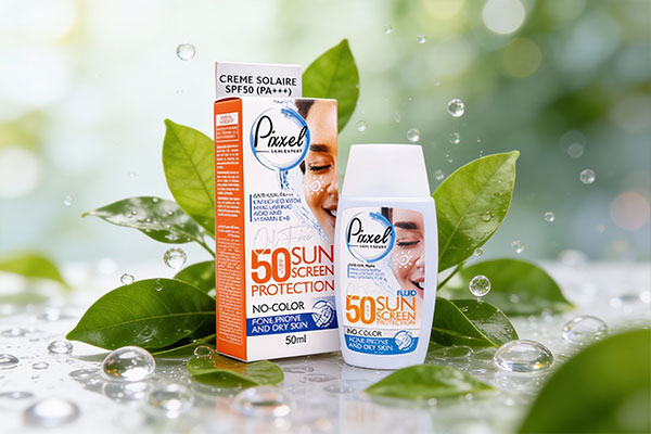 ضد آفتاب پوست چرب پیکسل با بافت سبک