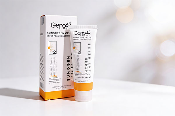 کرم ضد آفتاب سانوژن ژنوبایوتیک SPF50 پوست چرب