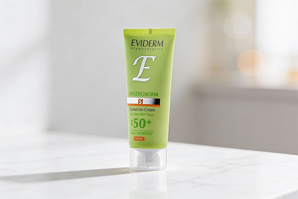 تصویر کرم ضد آفتاب رنگی اوی سبونورم اویدرم SPF50 برای پوست چرب