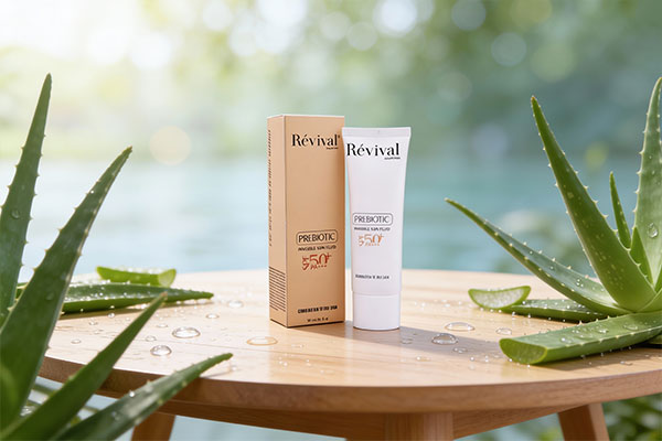 ضد آفتاب رویوال پوست چرب بی رنگ با ترکیبات طبیعی