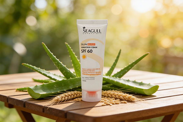 کرم ضد آفتاب SPF60 سان پرو سی گل با عناصر طبیعی