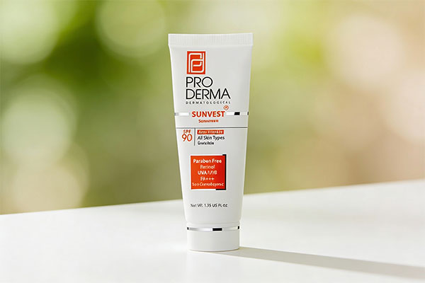 کرم ضد آفتاب ضد چروک SPF90 پرودرما مناسب انواع پوست
