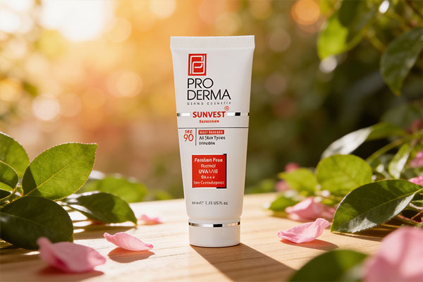 ضد آفتاب و ضد چروک انواع پوست پرو درما SPF90