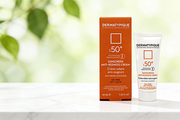 خرید ضد آفتاب پوست حساس از برند درماتیپیک مناسب برای قرمزی پوست