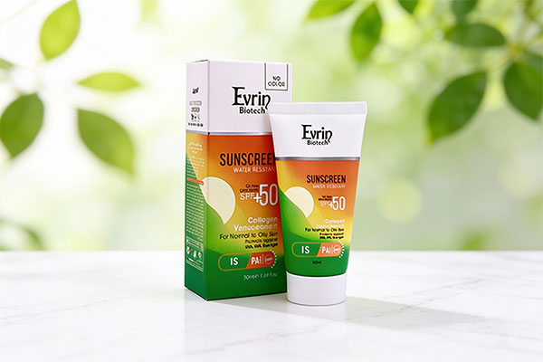 تصویر کرم ضد آفتاب بی رنگ اورین SPF50 برای پوست معمولی تا چرب