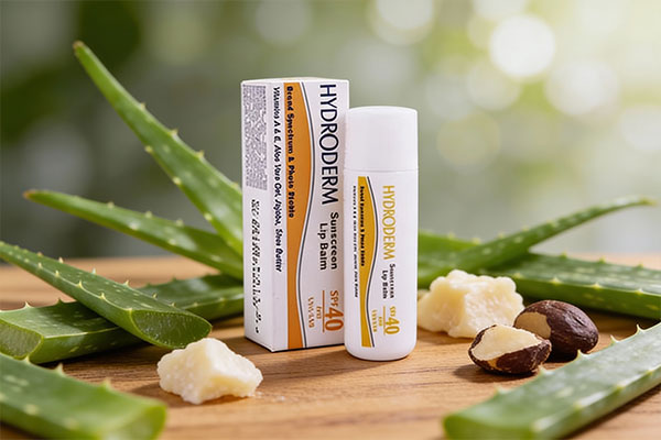 بالم لب ضد آفتاب هیدرودرم همراه با مواد طبیعی