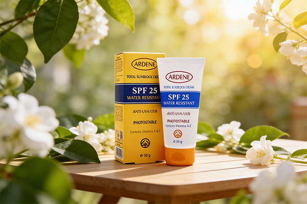 ضد آفتاب فاقد چربی آردن برای پوست&zwnj;های جوش&zwnj;دار