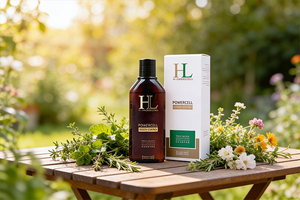 شامپو اچ ال سبوم کنترل در کنار گیاهان طبیعی