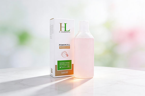 میسلار واتر پوست خشک اچ ال برای پاکسازی ملایم پوست