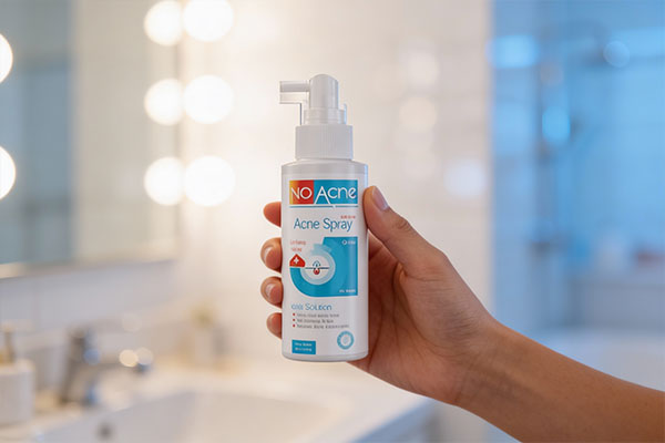 نحوه استفاده از اسپری ضد جوش بدن نو آکنه