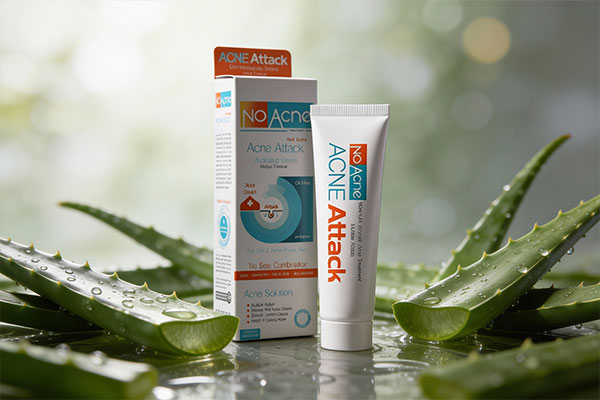 کرم آکنه اتک نو آکنه با عناصر طبیعی مراقبت از پوست
