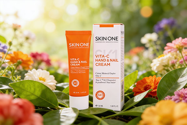 کرم دست اسکین وان در کنار عناصر طبیعی