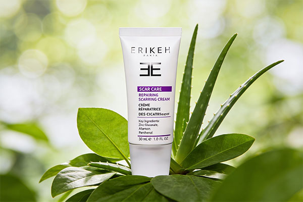 کرم ترمیم کننده اریکه در کنار گیاهان طبیعی