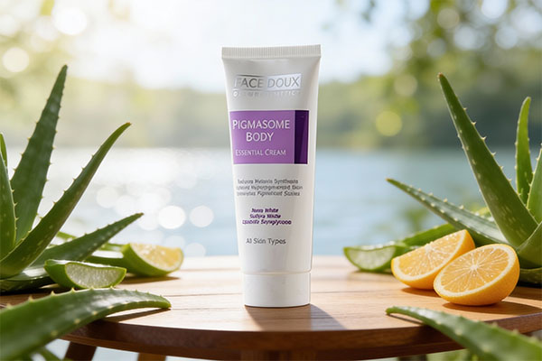 کرم روشن کننده بدن پیگمازوم فیس دوکس همراه با مواد طبیعی مراقبت از پوست