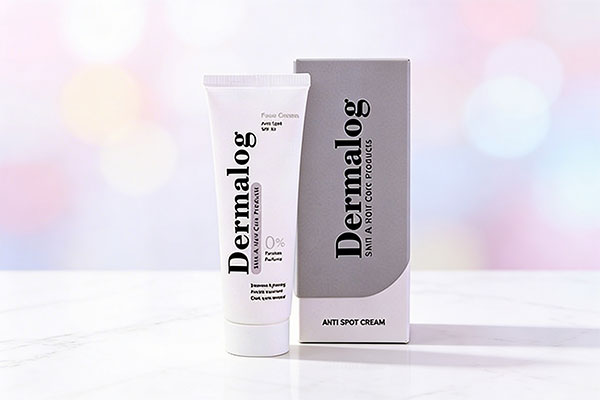 کرم ضد لک SPF30 درمالوگ روی سطح مرمر سفید