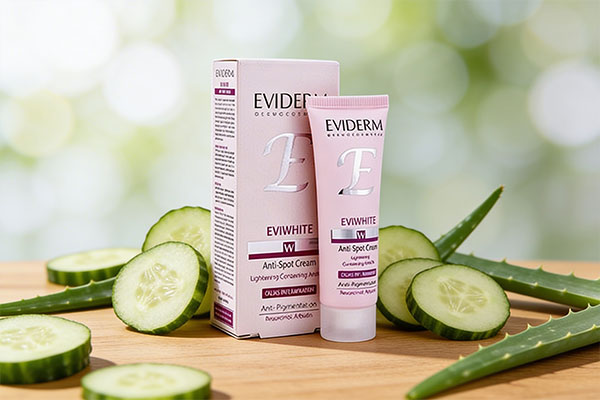 کرم ضد لک اویدرم در کنار مواد طبیعی مراقبت از پوست