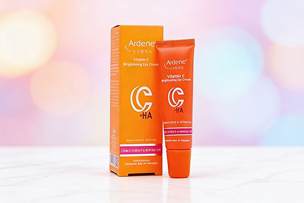 کرم روشن کننده لب آردن سی فکتور روی سطح مرمر سفید