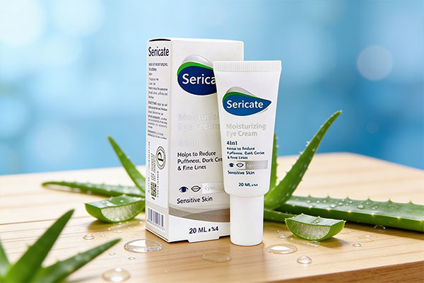 کرم دور چشم سری کیت در کنار عناصر طبیعی مراقبت از پوست