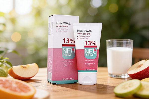 کرم لایه بردار رینیوال نئودرم با عناصر طبیعی