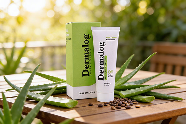 کرم کوچک کننده منافذ باز پوست درمالوگ با مواد طبیعی