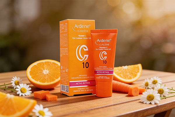 کرم ژل دور چشم آردن همراه با مواد طبیعی