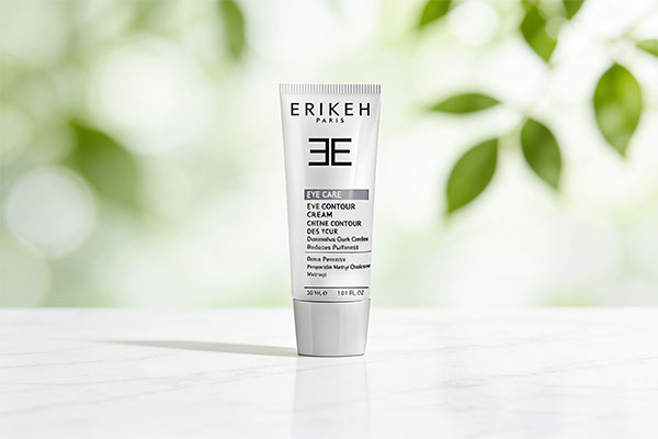 کرم ضد تیرگی دور چشم اریکه روی سطح مرمر سفید