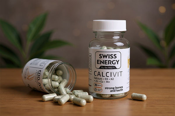 کپسول‌های کلسی ویت سوئیس انرژی روی میز چوبی