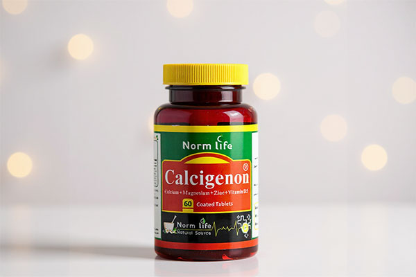 بسته‌بندی قرص کلسی ژنون نورم لایف 60 عددی