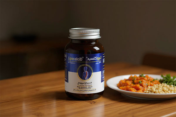 قرص لیپوکلسید کیمازی همراه با وعده غذایی